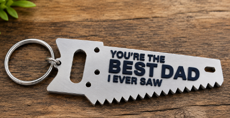 Father's Day Saw Keychain