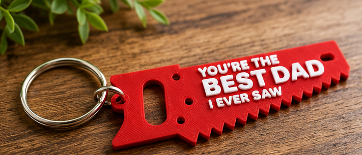 Father's Day Saw Keychain