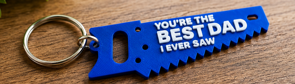 Father's Day Saw Keychain