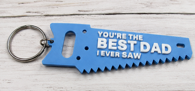 Father's Day Saw Keychain