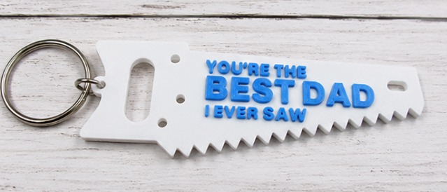 Father's Day Saw Keychain